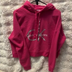 Calvin Klein Women's Fuchsia Hoodie